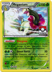 Meganium 3/122 Reverse Holo League Stamp Promo - 2016 Pokemon League